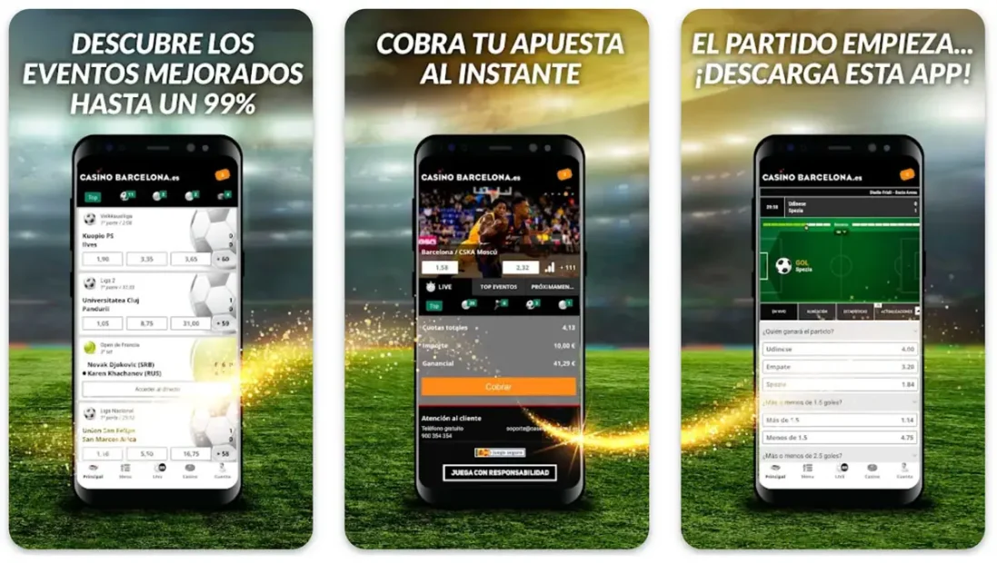 Captura de pantalla: Casino Barcelona apuestas aplicación en Google Play Store